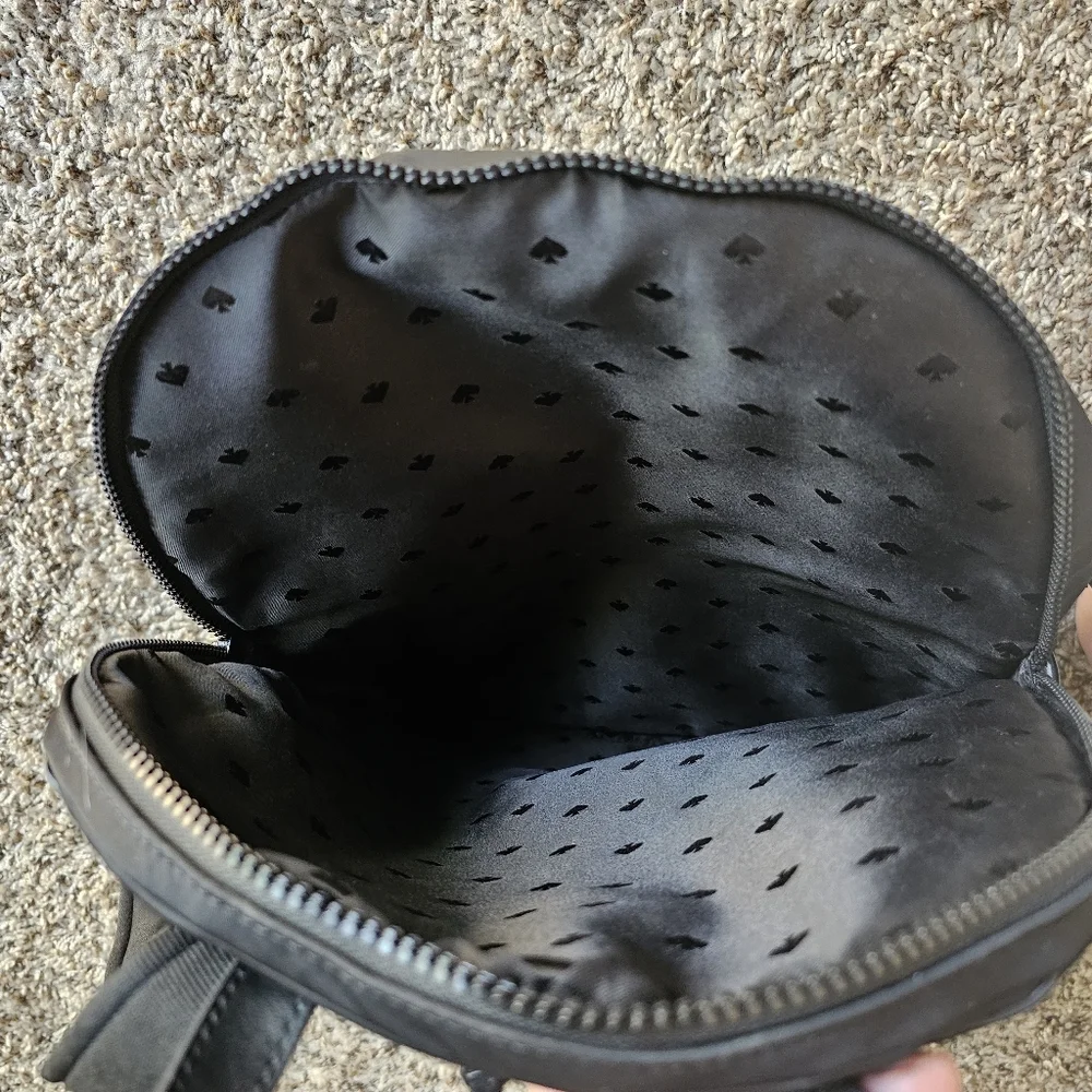 Kate Spade Karissa Black Multi Pocket Big‎ Zip Backpack